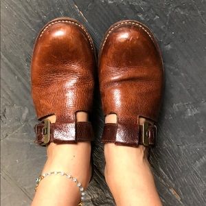 Dr. Martin’s leather Mary Jane slides